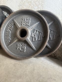 25lb olympic plate set