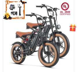 Fat tire electric bikes for sale $10 down come in today