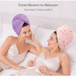 100% Cotton Hair Towel Wrap for Women