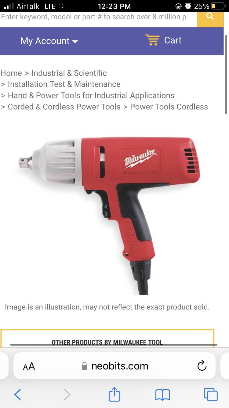 Milwaukee Heavy Duty Corded Impact Drill