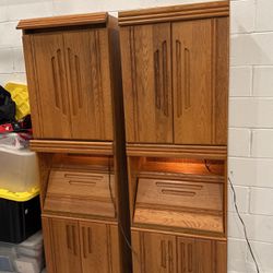 2 Armoire Dressers 