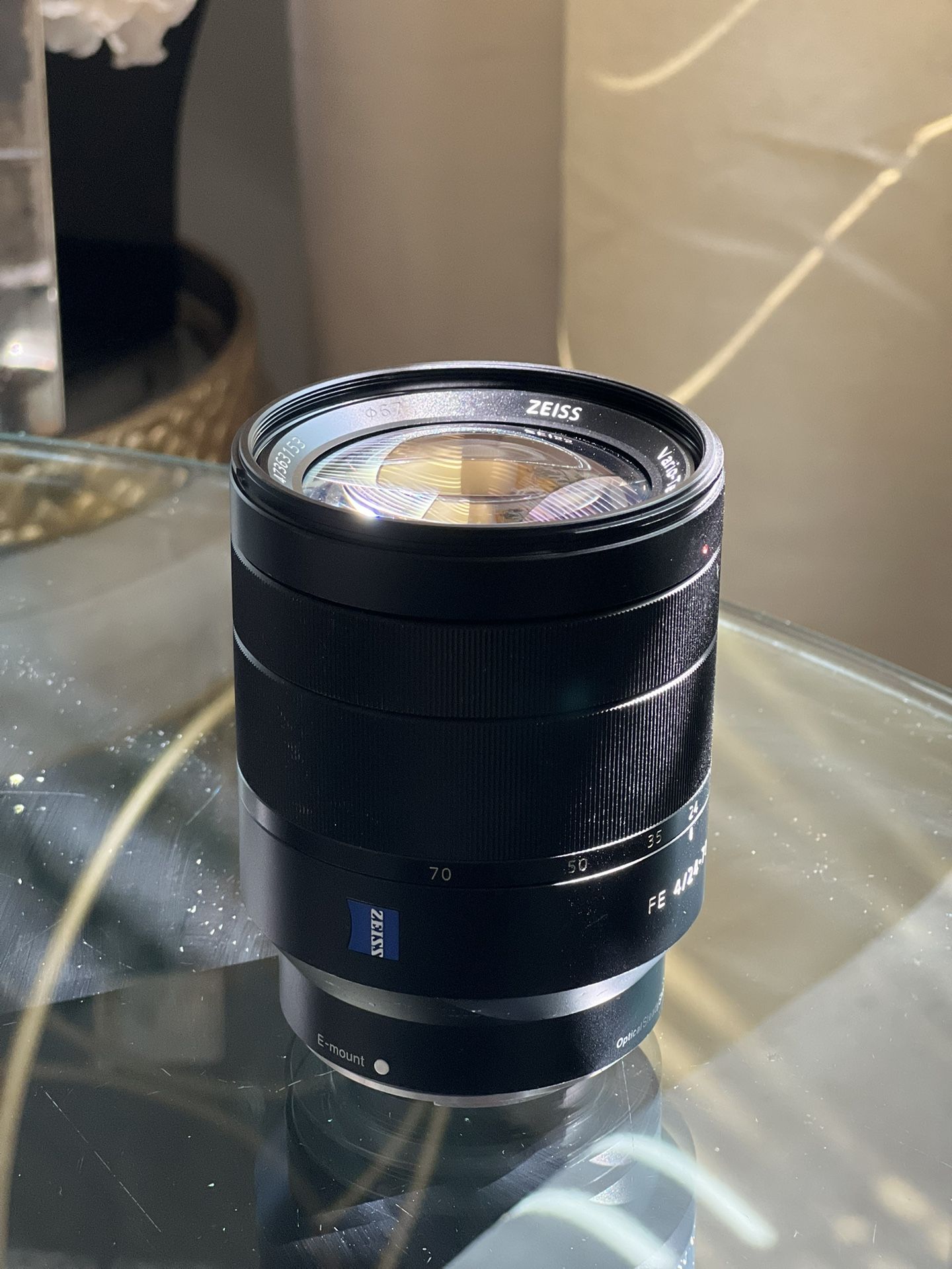 Sony 24-70mm f/4 Vario-Tessar T FE OSS Interchangeable Full Frame Zoom Lens