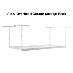 New Other SafeRacks 4' x 8' Overhead Garage Storage Rack, White