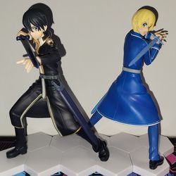 Kirito and Eugeo Sword Art Online Alicization Limited Premium Figures SEGA