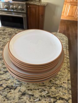 Dishes: salad plates 6 & pasta bowl 4