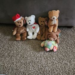 Lot Of TY Beanie Baby Bears