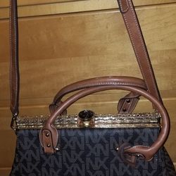 Like New - NX Leather Purse- Crossbody Exchange  Brown Monogram- Accepting Offers
