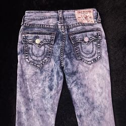 True Religion Jeans Blue/white Wash 