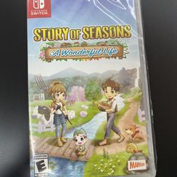 Story Of The Seasons A Wonderful Life Nintendo Switch 