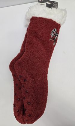 Tampa Bay Buccaneers Fair Isle tall footy slippers