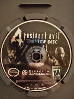 Resident Evil 4 preview disc Nintendo GameCube