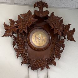 Mahogany Grape clock
