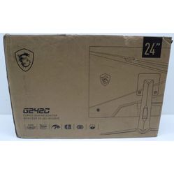 Msi G242C;24” Curved Gaming Monitor 1920x1080 (FHD) Brand New/ Sealed Box 