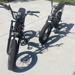 2 E-bikes