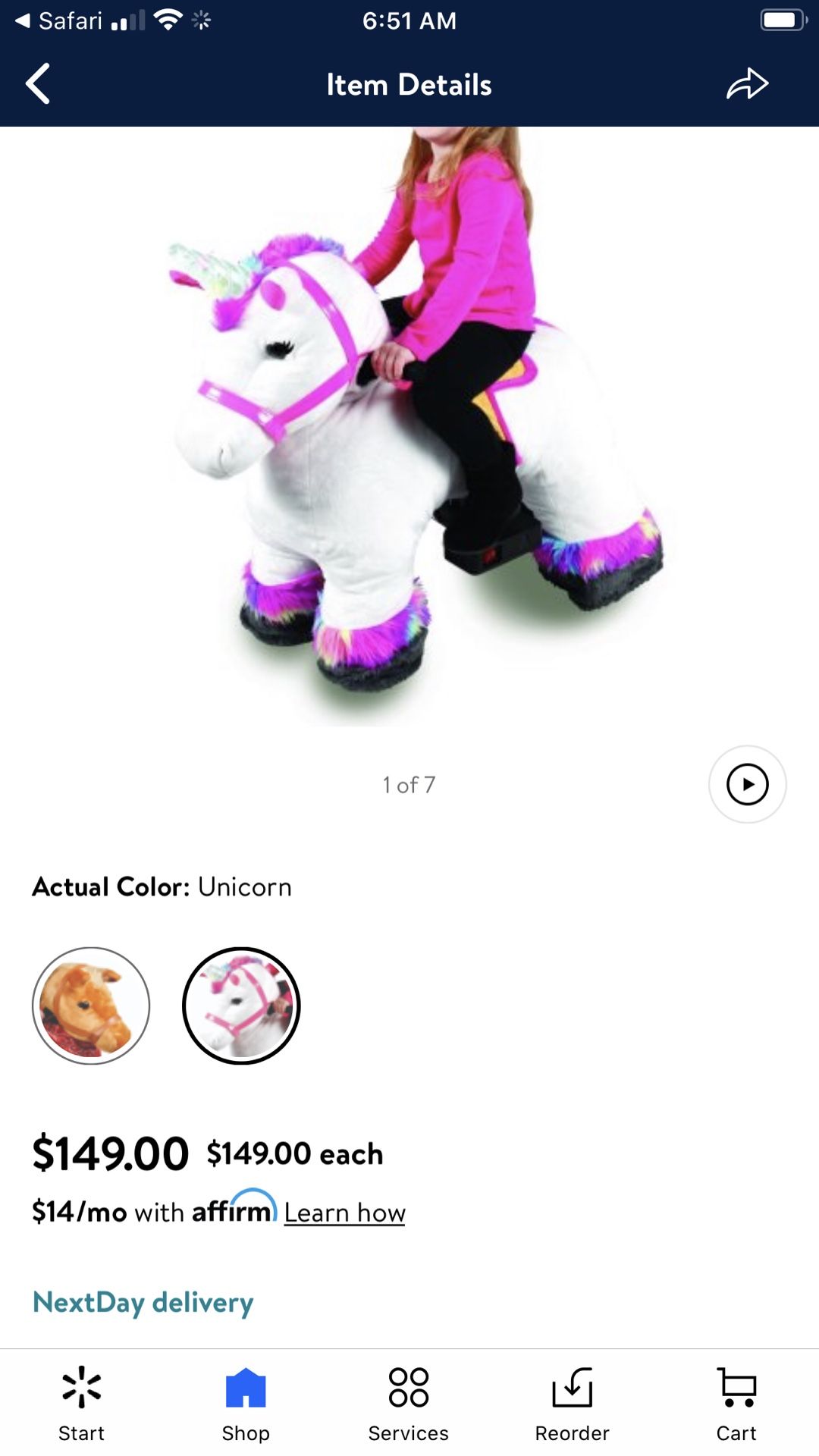 Electric unicorn