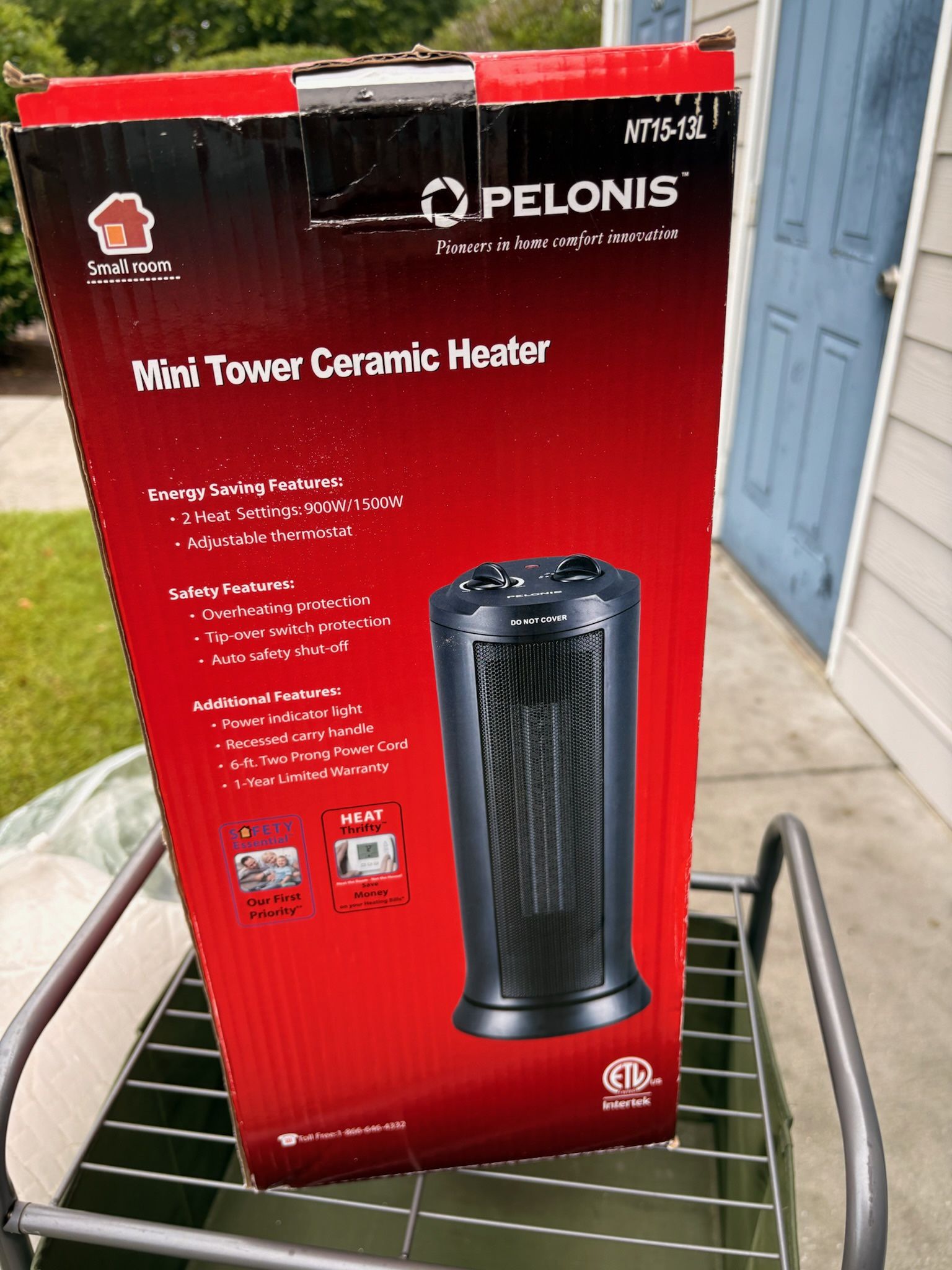 17” Ceramic Tower Space Heater