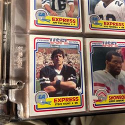 1984 Topps USFL Complete Football Set (1-132): Young,Kelly,RWhite, & Walker MINT