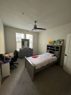 Grey - Twin 3 Piece Bed Set