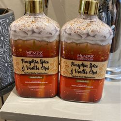 Pumpkin Spice And Vanilla Chai, Herbal Body Moisturizer