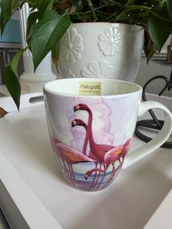 Pfaltzgraff Flamingo Ceramic Coffee Mug