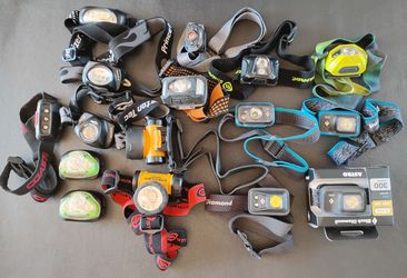 Black Diamond, Princeton Tec Headlamp Lot