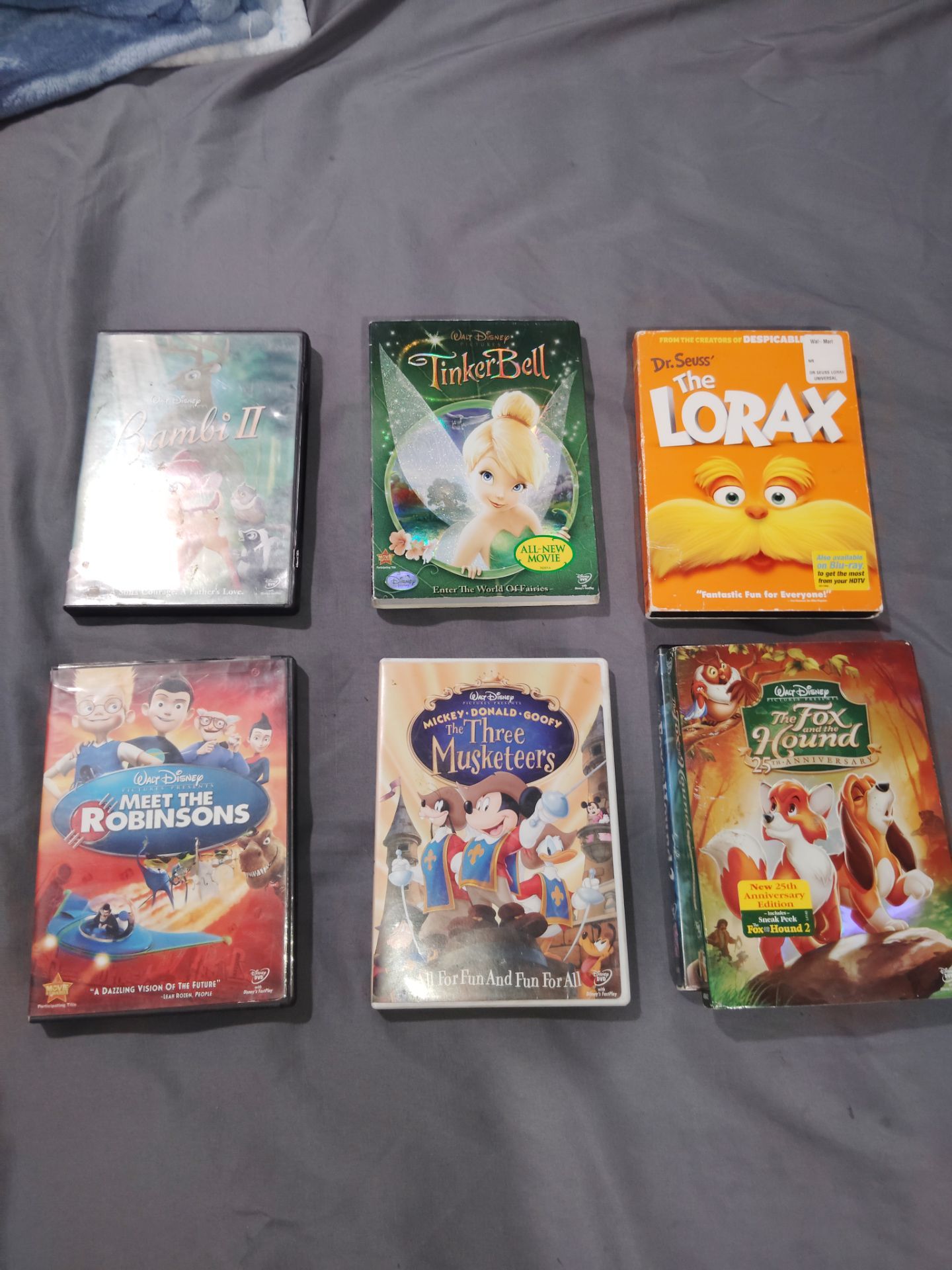 Blu-ray and DVD movies