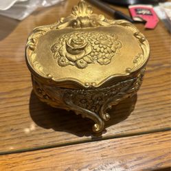 Jewelry Casket Vintage Vanity Piece