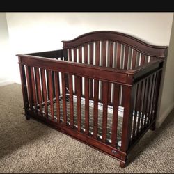 Brown Baby Bed 