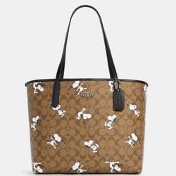 Coach Snoopy Tote