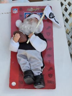 Vintage Oakland Raiders Santa Claus