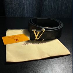 Black LV Belt Size 34-38