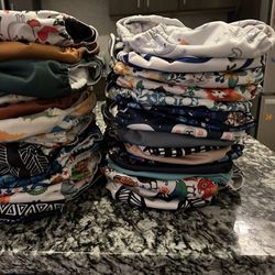 Set Of 33 Cloth Diapers 