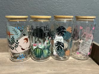 Glass cups Nature