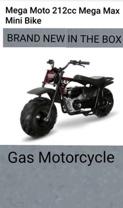 Mega moto 212cc gas powered mini bike sales for sale