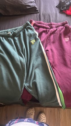 Pink And Green Sweatpants