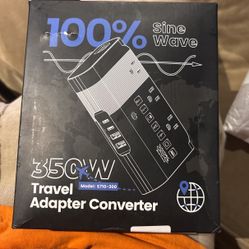 350w travel adapter converter