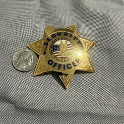 Security Uniform Badge