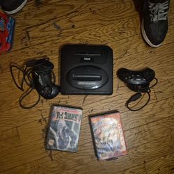 Sega Game System  And Two Games