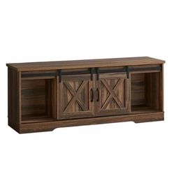 Brown Laminate TV Stand Console 60”With Storage Cabinet