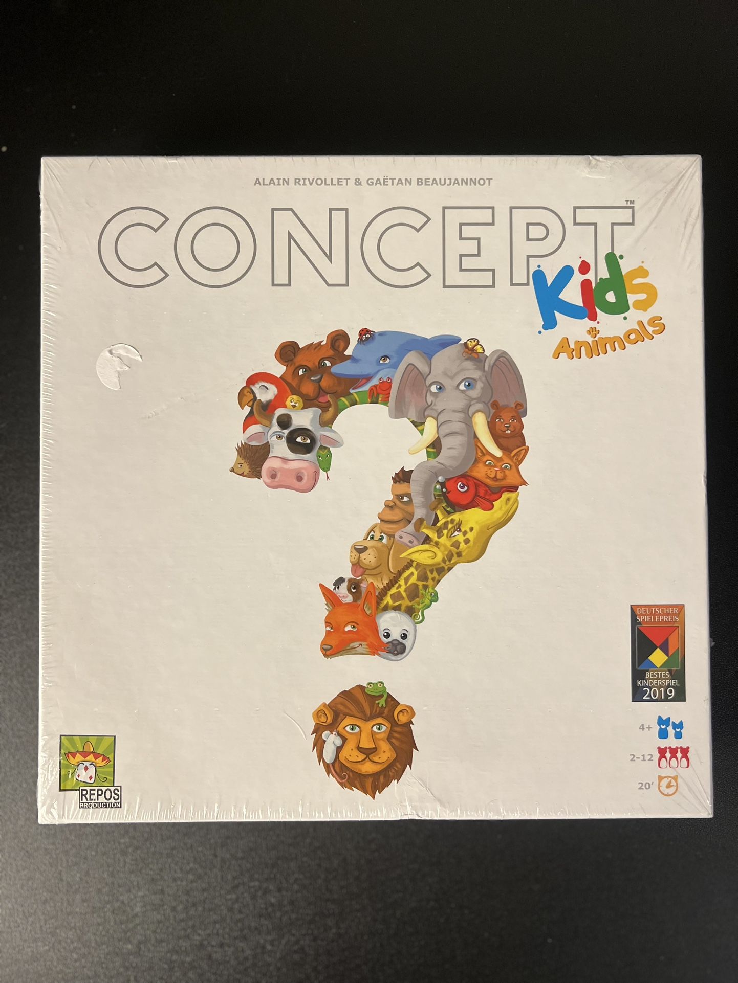 Concept Kids Animals Board Game New Sealed