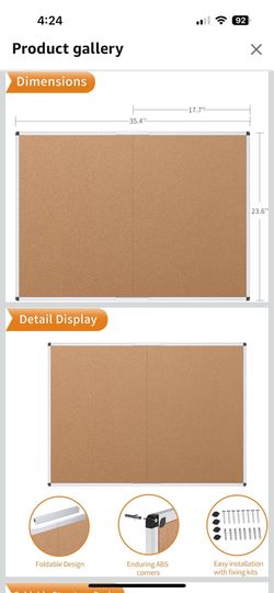 Bulletin Board Foldable