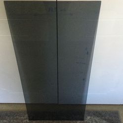 Black glass Size 19.5 Inch X42.5 inch