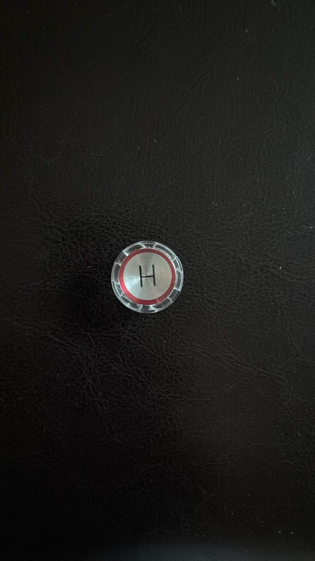 “H” Faucet Button For Hot Water 