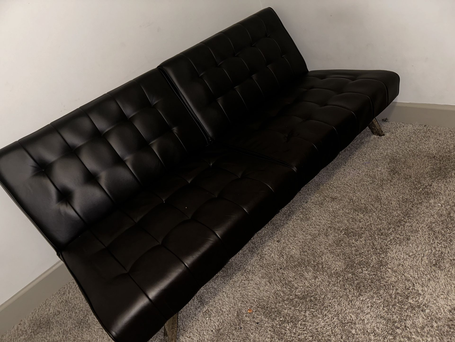 Leather Futon 