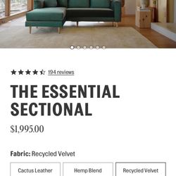 Sabai The Essential Sectional with Ottoman 