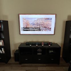 Rooms To Go 3 Piece Tv Stand Decorative Shelves Combo 