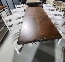 Moriville, Valebeck Dining Table and Chairs Fast Delivery extendable dining table Only $39 Down Payment 👉 PLEASE ASK FOR JON GREEN WHEN YOU ARRIVE!