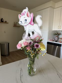 Marie Birthday Center Piece Decor