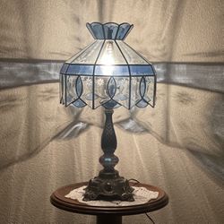 Vintage Tiffany Style Table Lamp 