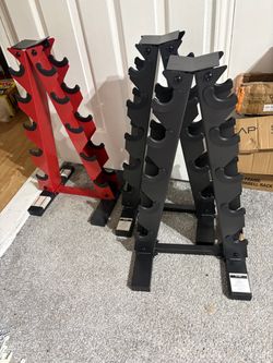 Dumbbell racks read description